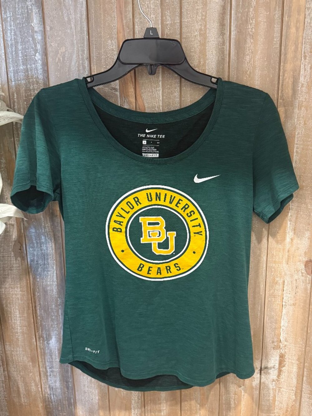 NIKE The Nike Tee Dri-Fit Baylor University Bears Women's Short Sleeve Small